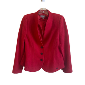 Elegant Women's Red Blazer